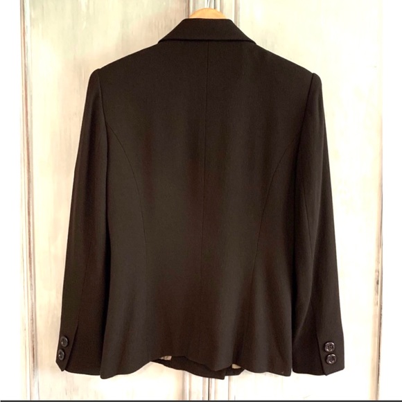 Express Vintage 80’s Brown Wool Blazer Jacket 5/6 - Picture 2 of 8